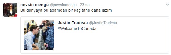 Nevşin Mengü'nün Trudeau hayranlığı