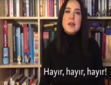 Banu Güven hayır videosu çekti