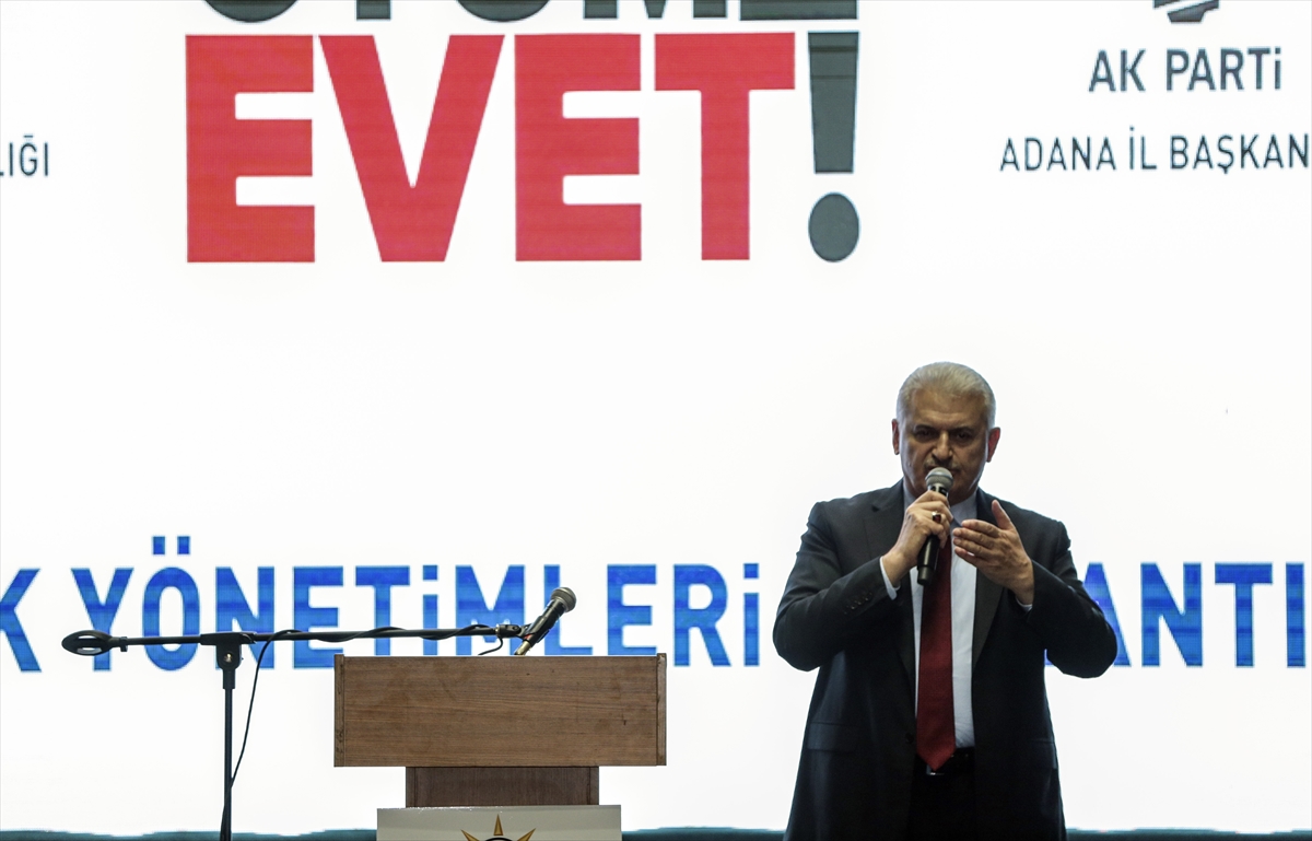 Binali Yıldırım'dan AK Partililere referandum hedefi