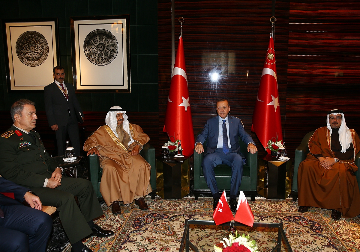 Cumhurbaşkanı Erdoğan Bahreyn Başbakanı'nı kabul etti