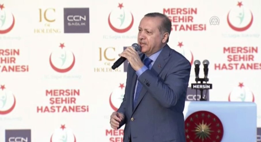 Cumhurbaşkanı Erdoğan Mersin Şehir Hastanesi açılışında