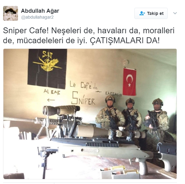 El Bab'a gönderilen SAT komandolarının görüntüleri