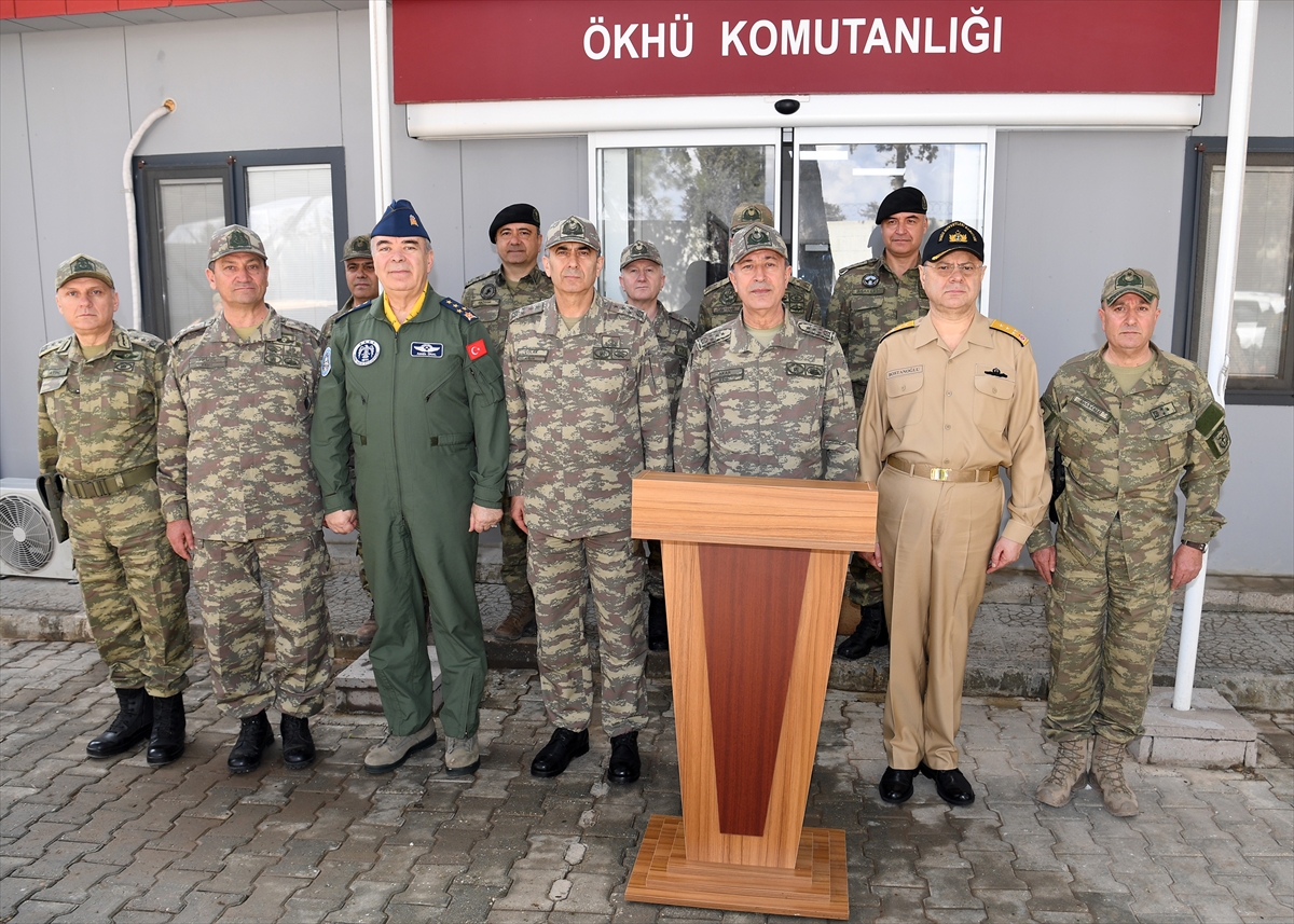 Hulusi Akar El Bab zaferi sonrası kurban kestirdi