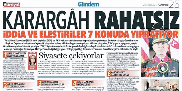 Hürriyet'ten tartışılan manşet hakkında açıklama