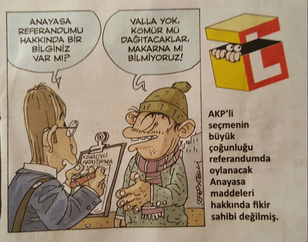 Leman dergisi EVET diyen seçmenleri aşağıladı