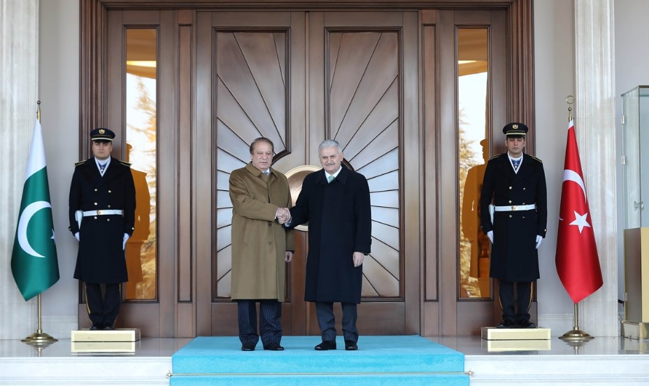 Pakistan Başbakanı Çankaya Köşkü'nde