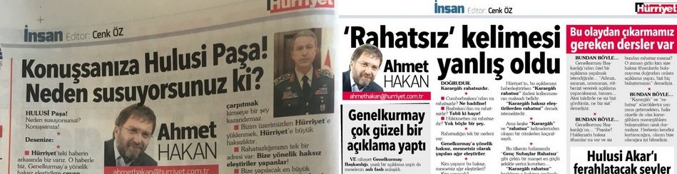 Ahmet Hakan'dan dönek eleştirilerine yanıt geldi