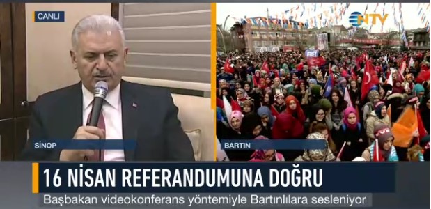 Başbakan videokonferansla Bartınlılara sesleniyor