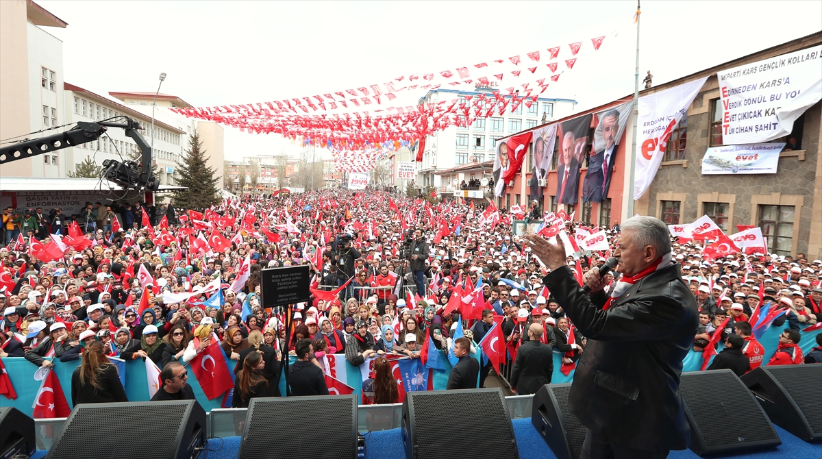 Başbakan Yıldırım'ın Kars konuşması