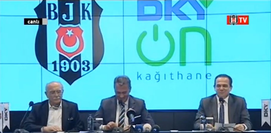 Beşiktaş DKY İnşaat'la sponsorluk anlaşması imzaladı