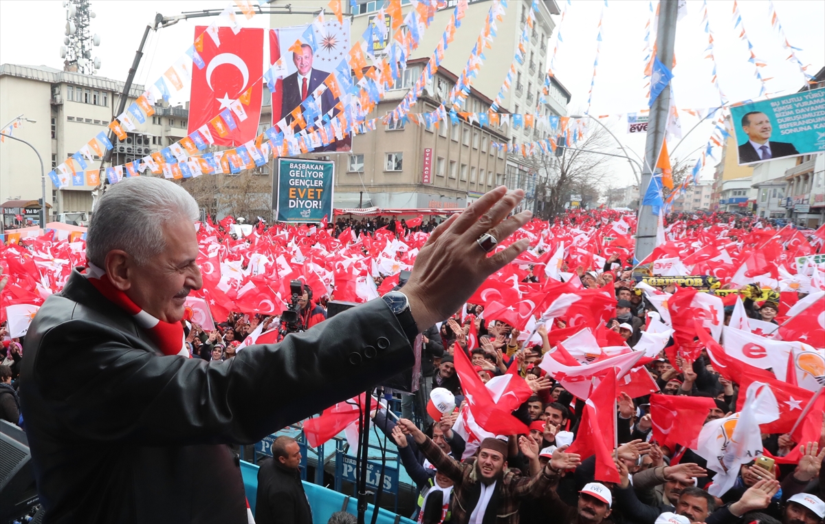 Binali Yıldırım Ağrı mitinginde konuştu