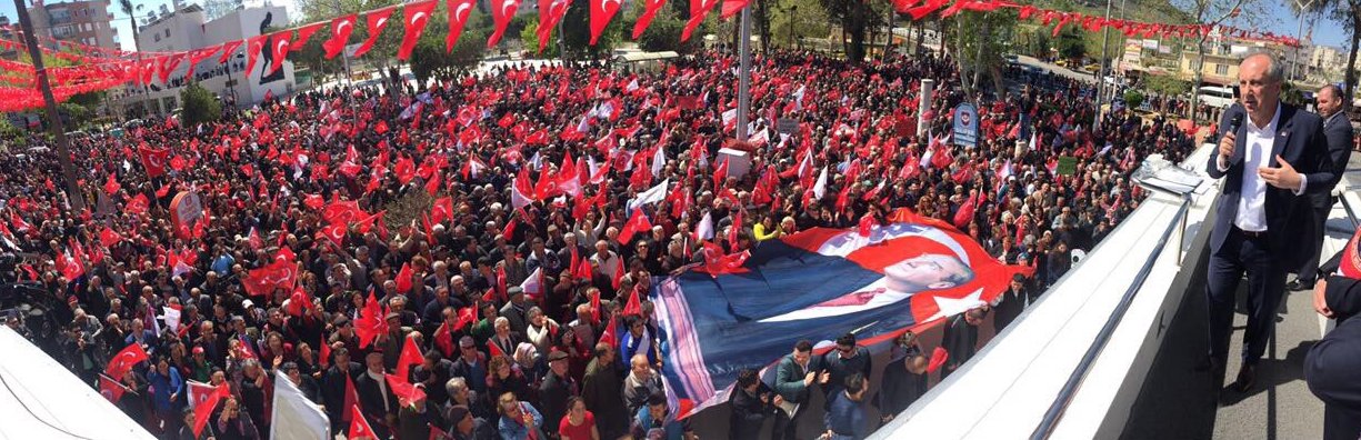 CHP'li Muharrem İnce boş meydana konuştu