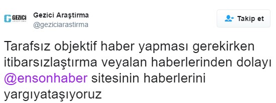 Gezici Araştırma'nın uydurma anket sonuçları