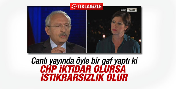 Hükümeti eleştiren Kılıçdaroğlu gaflarını unuttu