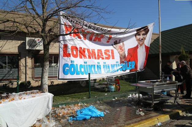 Meral Akşener'in 'hayır' lokmaları kavgada havada uçuştu