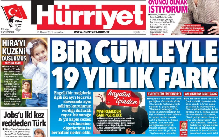 Adli Tıp Hürriyet'in haberini yalanladı