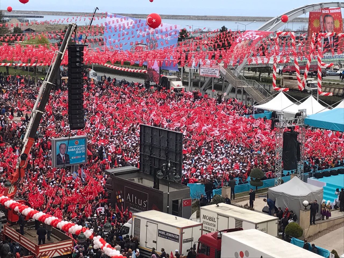 Cumhurbaşkanı Erdoğan'ın Rize konuşması