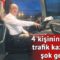 O şoförün ayağı yokmuş
