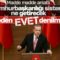 Cumhurbaşkanı yeni anayasayı anlattı