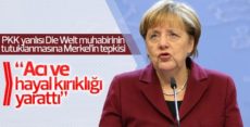 Merkel’den Die Welt muhabirinin tutuklanmasına tepki