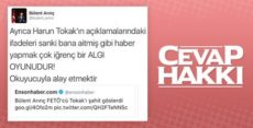 Bülent Arınç’tan açıklama